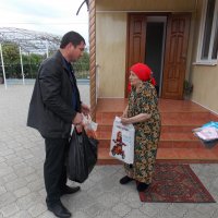 Вручение подарков ветеранам ВОВ