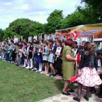 9 мая 2017г. шествие бессмертного полка по Комсомольской улице с.п. Алтуд.